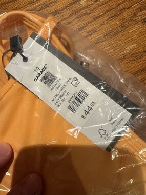 Garage Juicy Peach Active Y- Back Tank Top